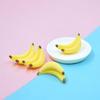 NOELAMOUR Mini Banana Food Cute and Realistic Fruit Food Display Figurines Samples, Models, Models, Props, (50 Pieces)