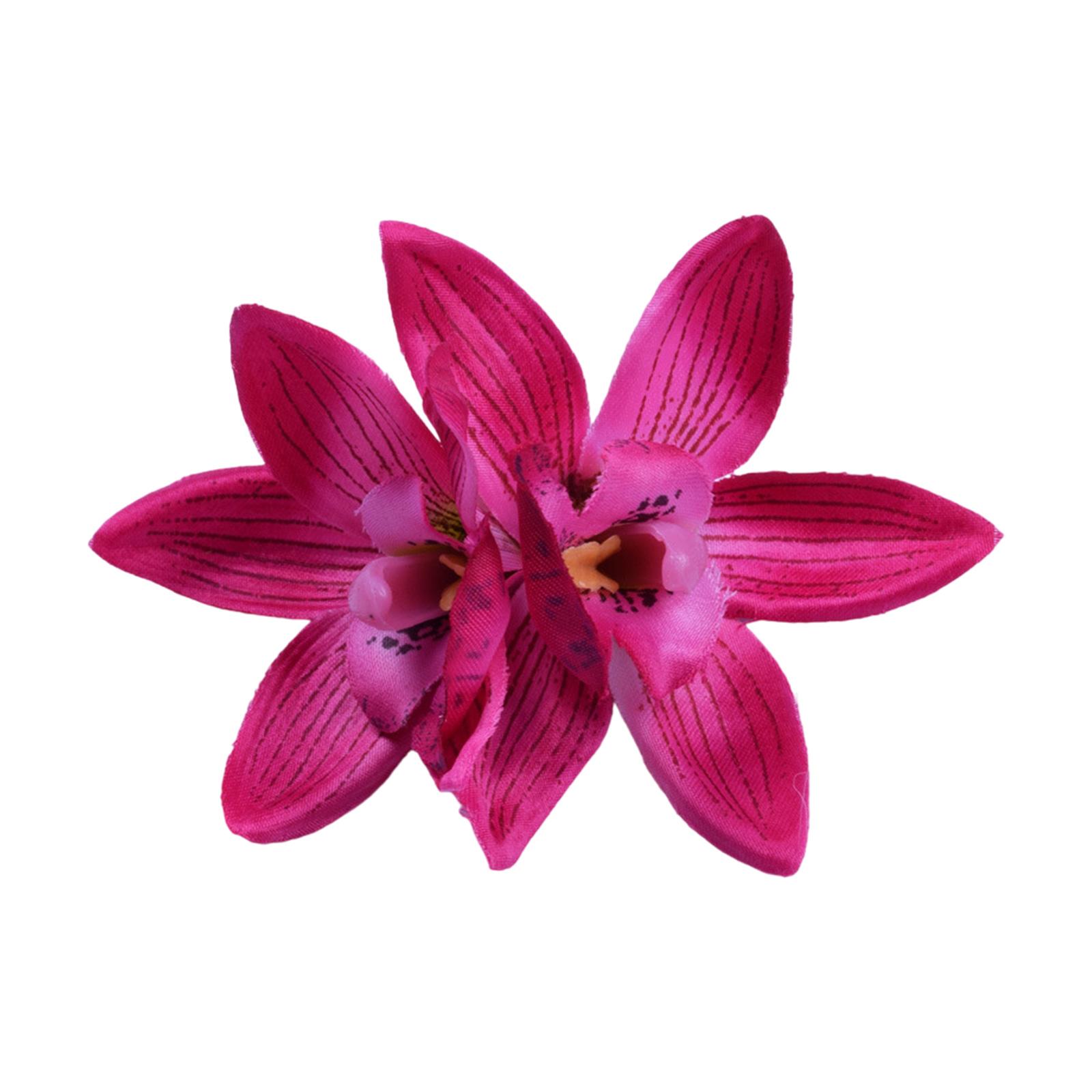 

Simulation Fabric Flower Hairpin Side Hair Clip Barrettes Elegant Side Pin Casual Formal Hair Styling Ornament розы красного