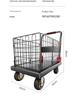 Foldable Flatbed Handcart with Fence - Lightweight and Convenient for Moving
