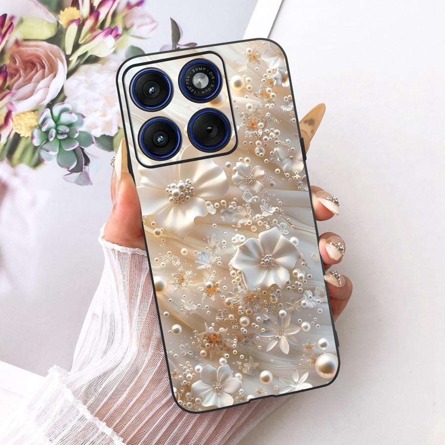 For Motorola Edge 70 / Moto X70 Air Back Cover for Moto Edge70 X 70Air Case TPU Soft Silicone Cute Cat Printed Phone Case Cover