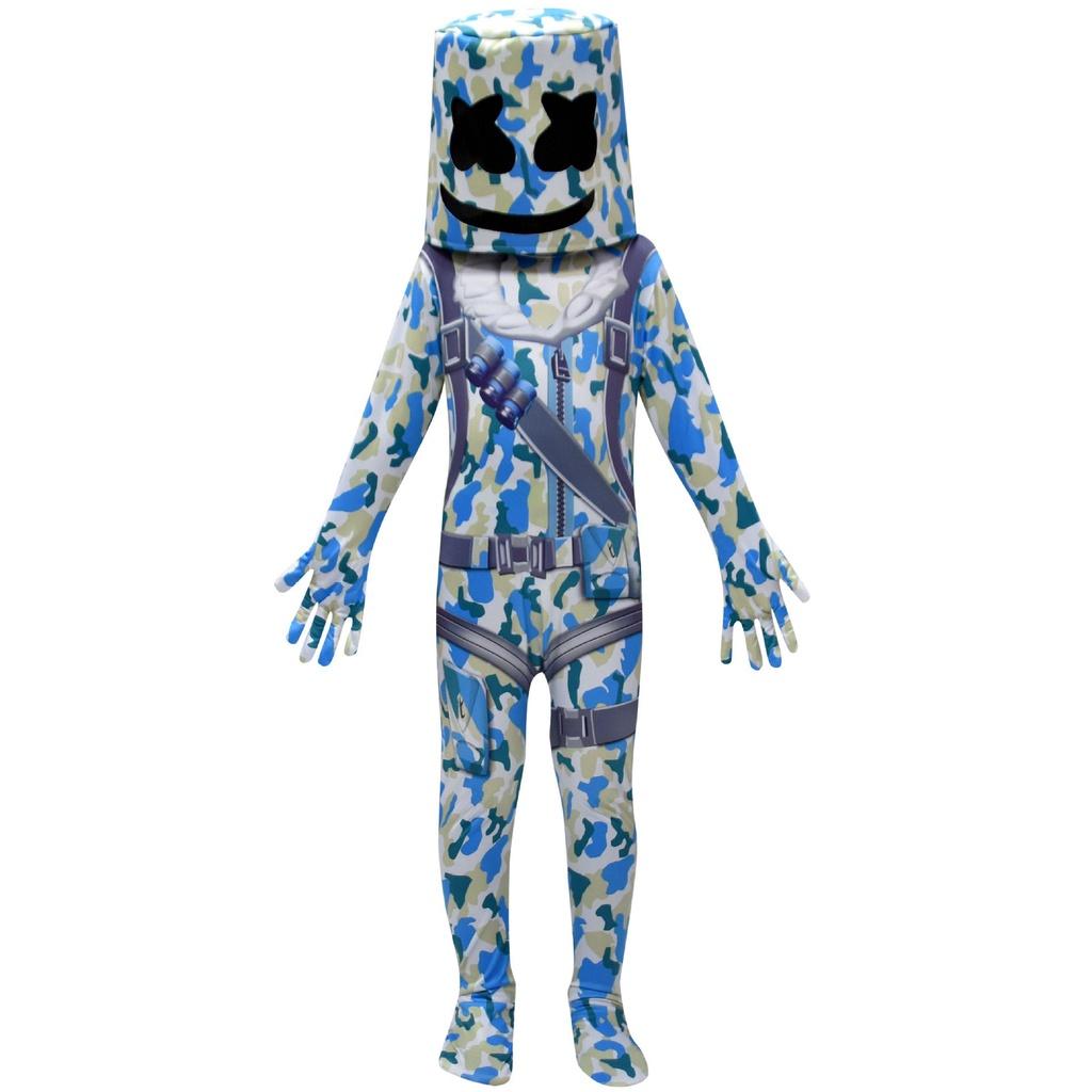 Christmas Halloween Fortnite Dj Cosplay One-piece Costume For Children