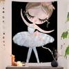 Nordic Ballet Princess Nursery Hanging Bohemian Tapestry Hanging Tarot Hippie Wall Rugs Dorm Japanese Tapestry