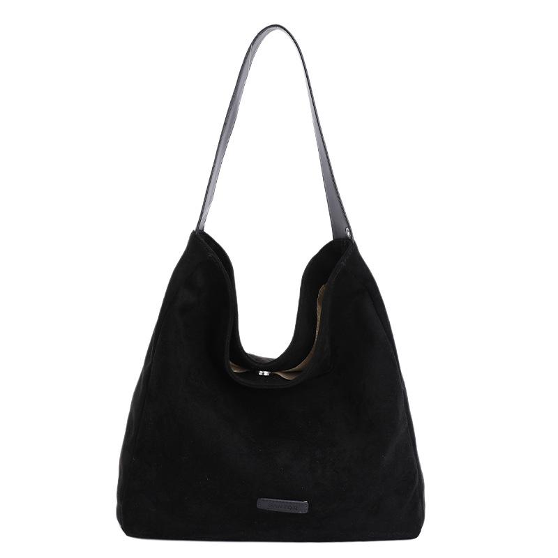 

Премиальная ретро матовая замшевая женская новая модная сумка через плечо мессенджер универсальная большая сумка