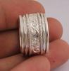 Meditation Spinner Band Ring Solid 925 Sterling Silver Fine Jewelry Handmade Ring Statement Ring