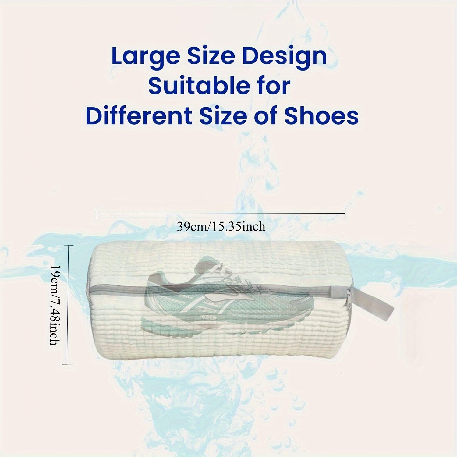 Shoe Washer Bags Washer and Dryer Laundry Shoe Bags, Reusable Shoe Cleaning Bags 39x19cm бежевый