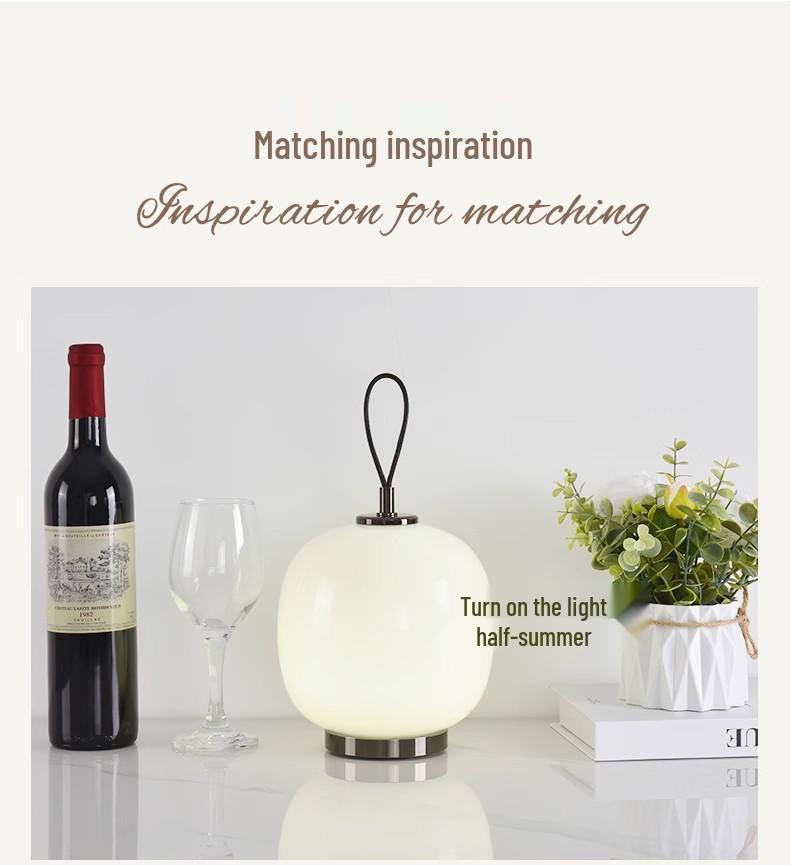 Dänemark VL45 Tragbare kabellose Lade-Tischlampe für Wohnzimmer, Schlafzimmer, Esszimmer und Nachttisch-Atmosphäre.