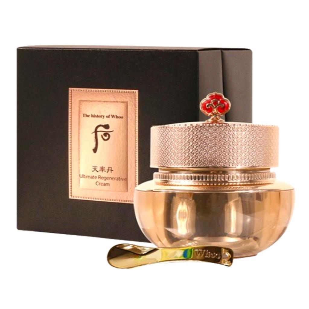 The History of Whoo Cheonyuldan Ultimate Rejuvenative Cream 60ml Korean Herbal Anti-Aging & Firming Face Cream Deep Moisturizing K-Beauty Skincare