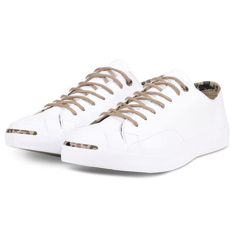 Converse Jack Purcell Canvas Low Top Sneakers Unisex Sneakers White 160214C