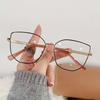 1Pcs New Metal Frame Men And Women Fashion Glasses Tac Material Day And Night Anti-Blue Light Glasses