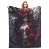 Anime Sexy Patterns Flannel Printed Blanket Suitable for All Seasons Suitable for Living Room Office Sofa and Travel 180x250CM