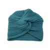 1Pc Women Headwear Cancer Chemo Beanie Hat Hair Loss Turban Solid Color Knitted Cap Head Wrap Polyester