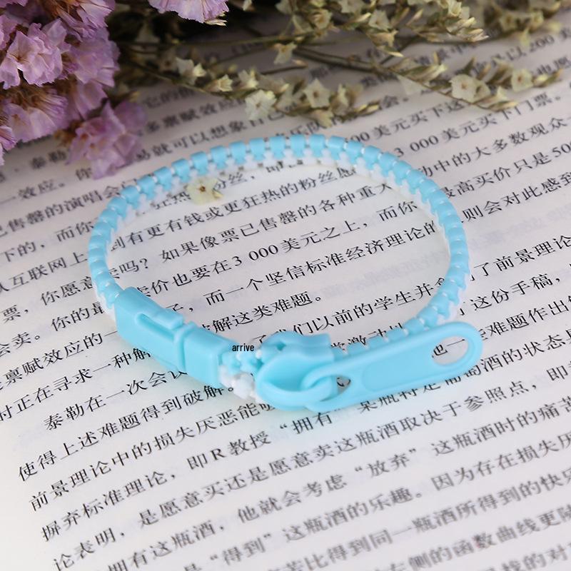 Korean Style Candy Color Zipper Bracelet
