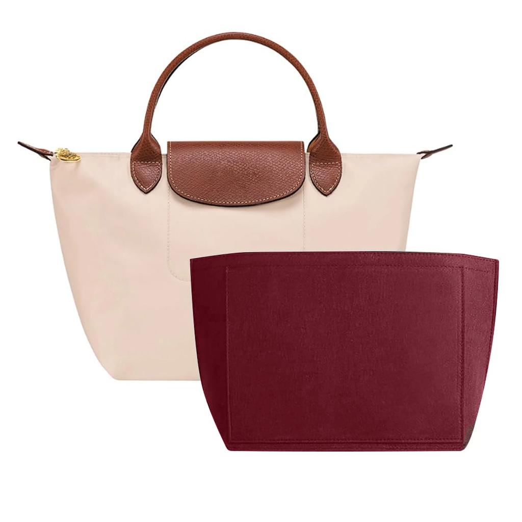 Bolsa de inserción de fieltro para bolso, bolsa con forro, bolsa de maquillaje de tela de fieltro, soporte de viaje, organizador de bolso portátil