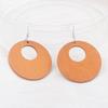 Bohemian Hohl Große Runde Hängende Ohrringe für Damen Geometrie Holz Ohrhänger Hochzeitsparty Trendiger Vintage Haken Schmuck Geschenk