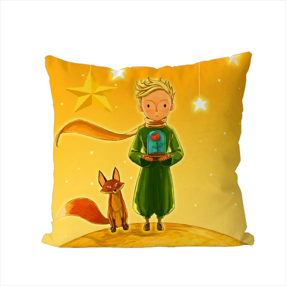 

The Little PPrince Pillow Case For Car Sofa Decorative Home Doublesided Print Plush Square Throw Pillow Cushion Cover 30x30cm