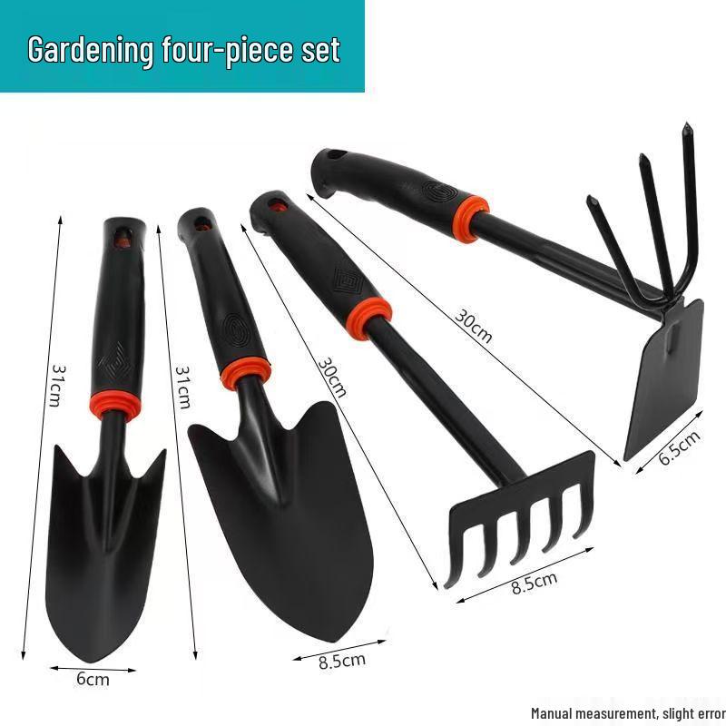 Multifunctional Gardening Tool Set: Clam Digging Shovel, Rake, Hoe, Iron Shovel, Small Shovel & Small Hoe for Planting & Household Use
