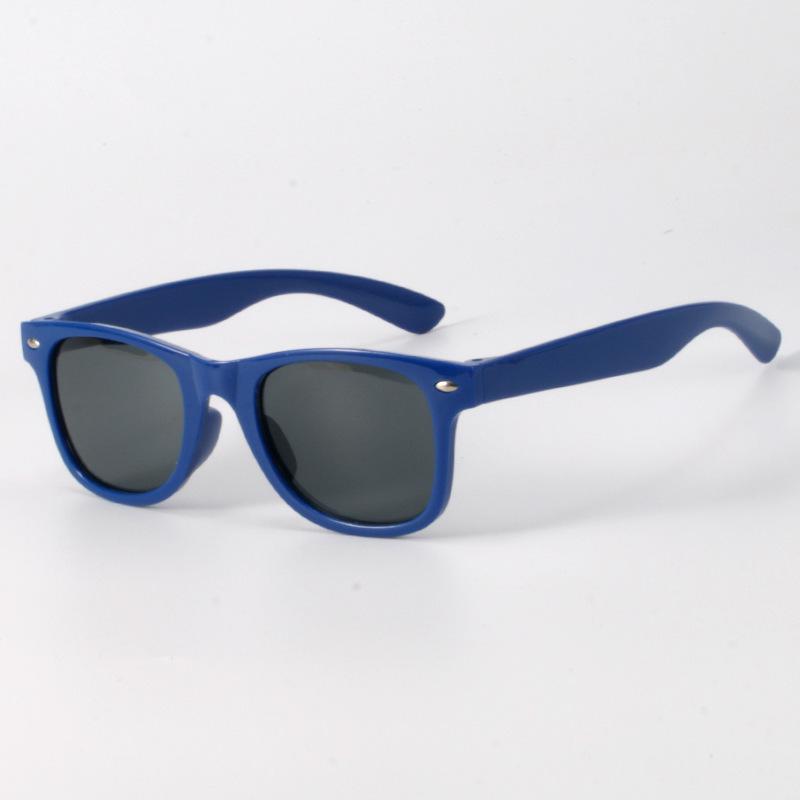 Anti-UV Color Block Children's Sunglasses: Trendy, Cute, Comfortable, Windproof & Sandproof for Boys and Girls