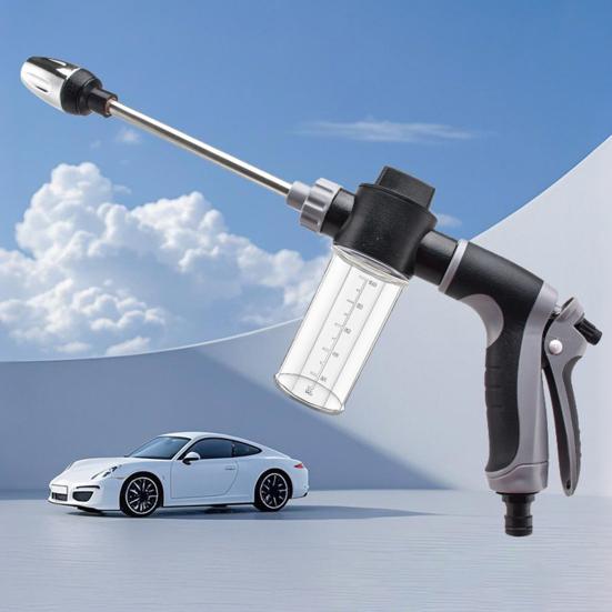 Vysokotlaký čistič pro zahradní hadici Vysokotlaká voda Nástroje pro čištění aut s 360stupňovou otočnou rukojetí 3 režimy stříkání Účinné čisticí zařízení