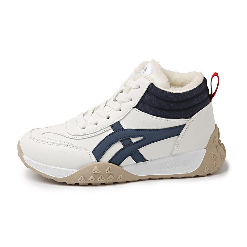 Winter thick velvet snow boots women's new casual high-top cotton shoes large size outdoor sports