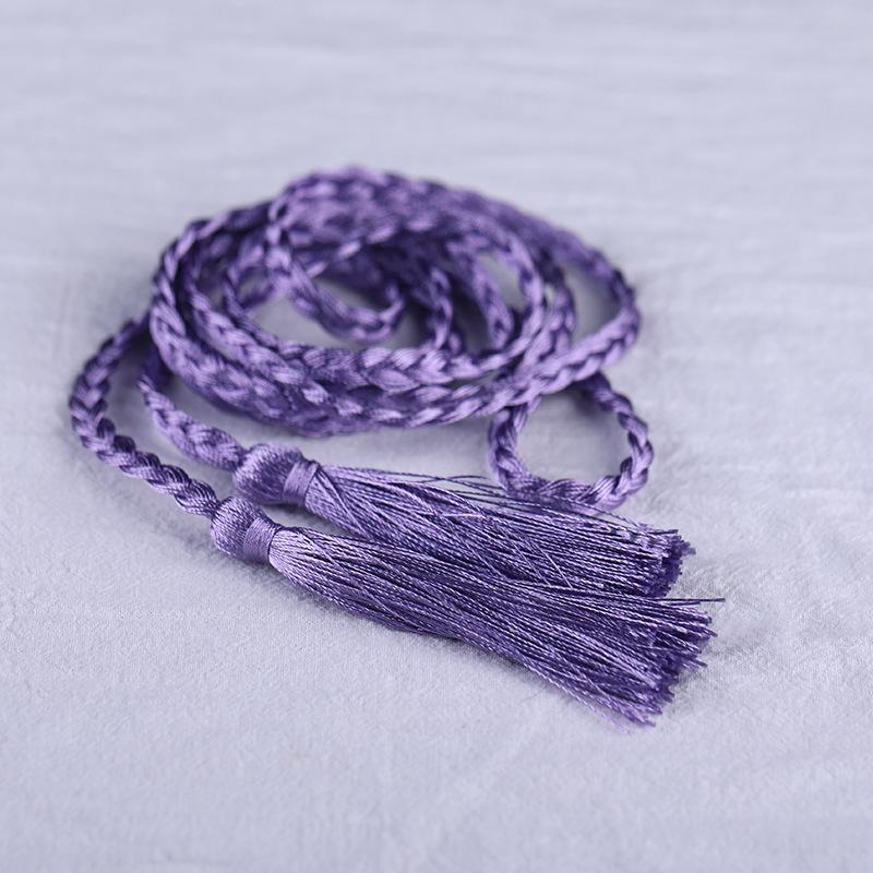 Vintage Chinese Style Solid Color Hair Rope Women Cos Perform Headwear Antique Hanfu Accessories Headband