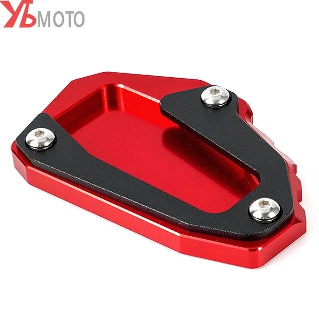 Motorcycle CNC Side Stand Extension Kickstand Enlarge Pad For Ducati SCRAMBLER 1100 Sport Icon Dark DesertX Desert X 2022 2023