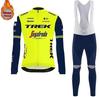 Fleece Thermal Sportswear, Bicycle Road Bike, Long-sleeved Overalls, Trousers, Cycling Equipment 2026 Winter Fleece Thermal Cycling Suit