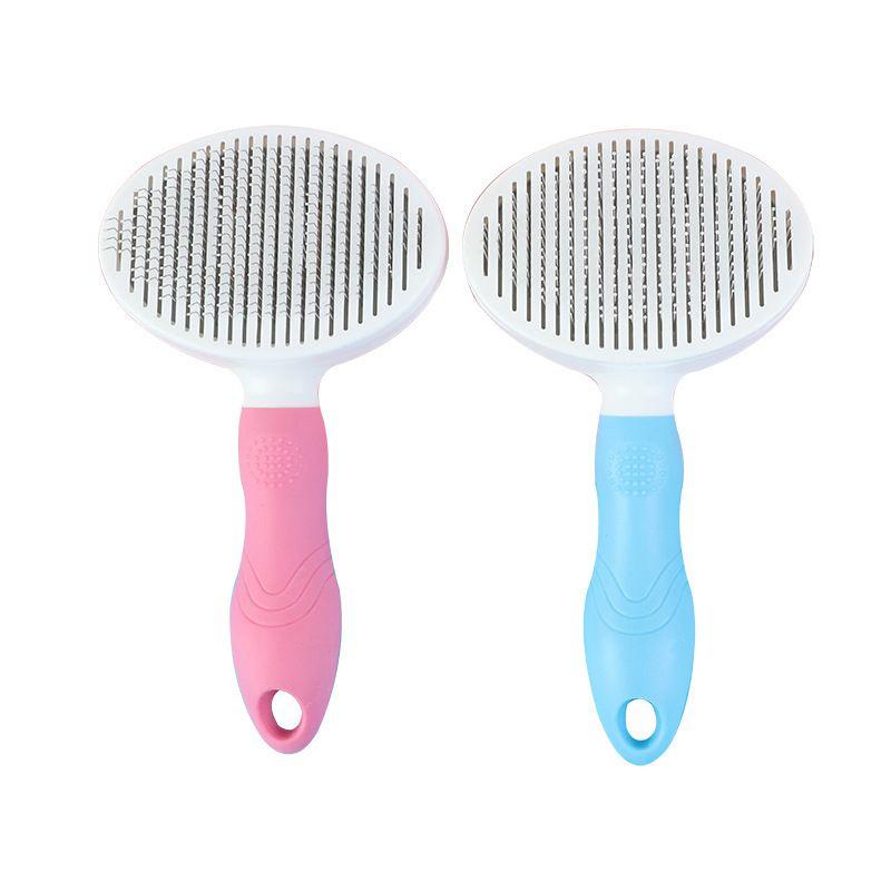 Round Head Pet Hair Comb For Automatic Hair Removal And Beauty Cleaning