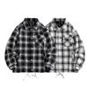 Men's Jacket Spring New Casual Jacket Men's Korean Style Trendy Hong Kong Style Fashion Brand Plaid Top