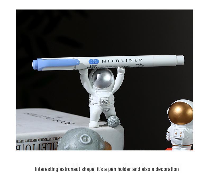 Astronaut Phone Holder, Pen Holder, and Tissue Box for Living Room Resin Ornaments.