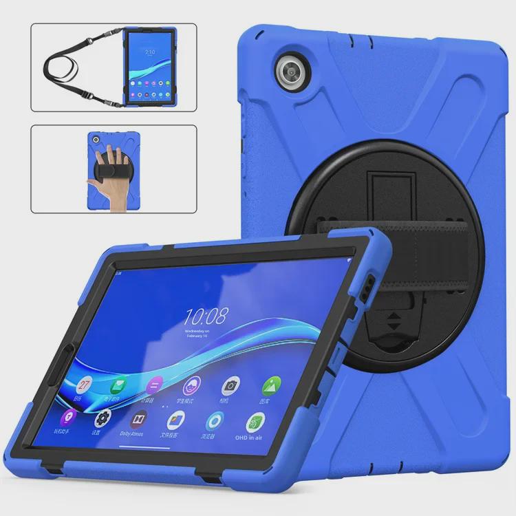 Lenovo 10,1-Zoll-Tablet-Silikon-Schutzhülle mit drehbarem Ständer, Anti-Sturz-Design
