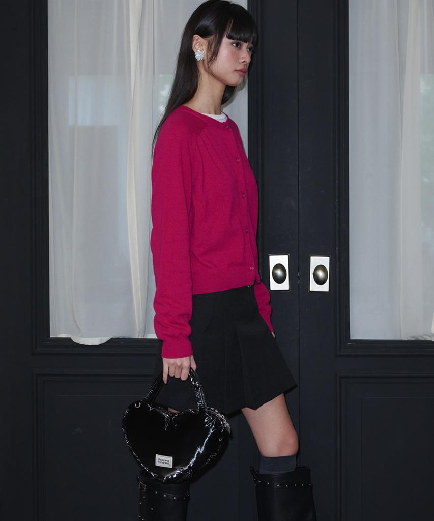 Opening Sunshine Shining Heart Mini Padded Bag_Black