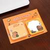 20Pcs Cartoon Animal Sticky Notes Sticker Cute Rabbit Bear Capybara Astronaut Memo Pad School Office Stationery