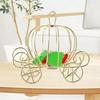 Hollow Pumpkin Carriage Centerpiece Candy Holder  For Party Halloween Christmas Decoration