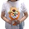 Crochet Knitted Flowers Bouquet Artificial Flowers Handmade Crochet Bouquet Bouquet Arrangement Handmade Sunflower Birthday