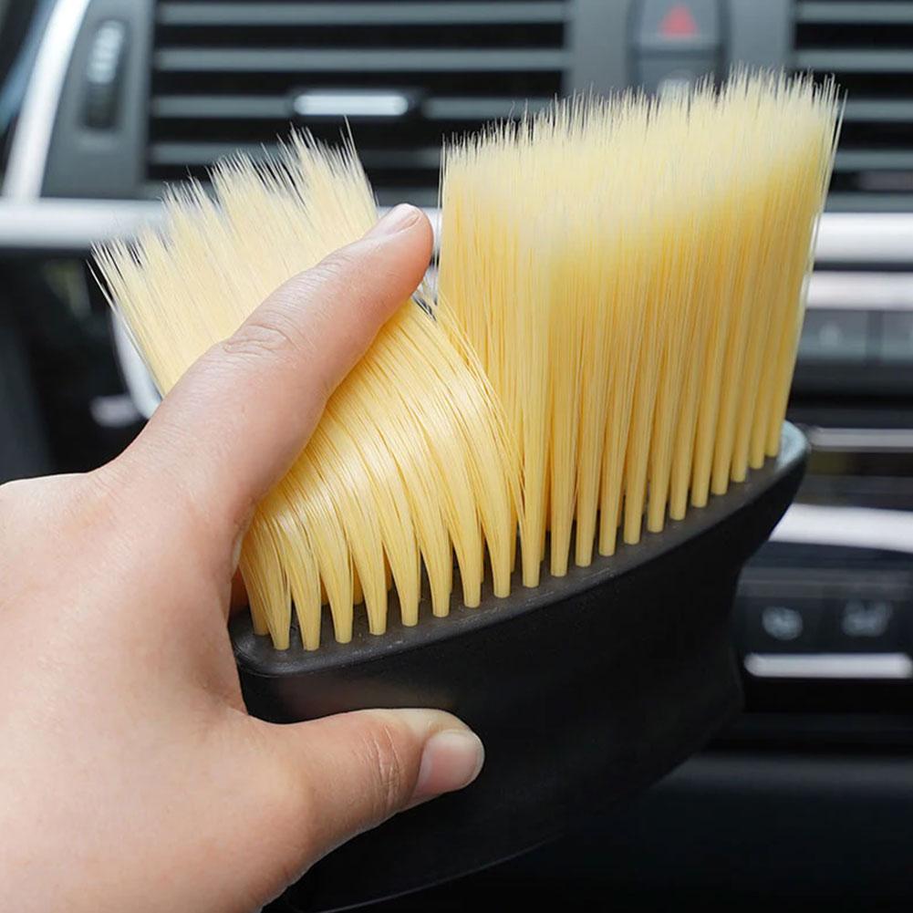 Auto interiér zametání prachu měkký kartáč nástroj na mytí aut artefaktů kartáč na prach v interiéru auta kartáč na čištění výstupu vzduchu kartáčové nástroje