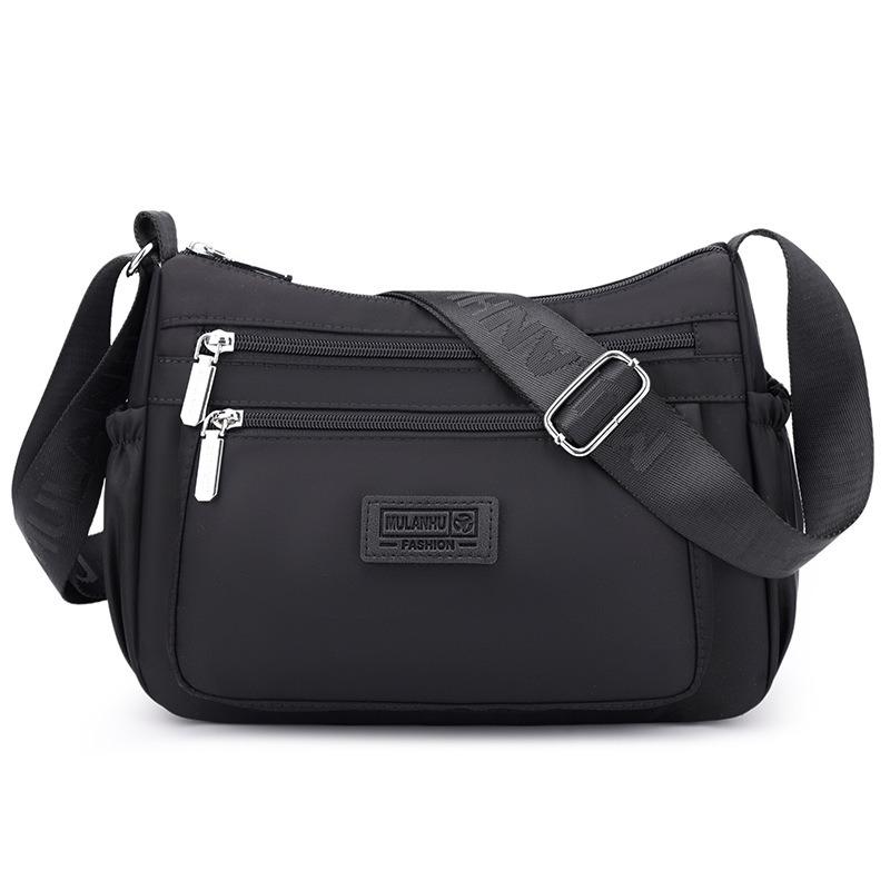 Mu Lanhu Casual Bag Spring New Lightweight Messenger Bag Trendy Multi-pocket Shoulder Nylon Women's Bag