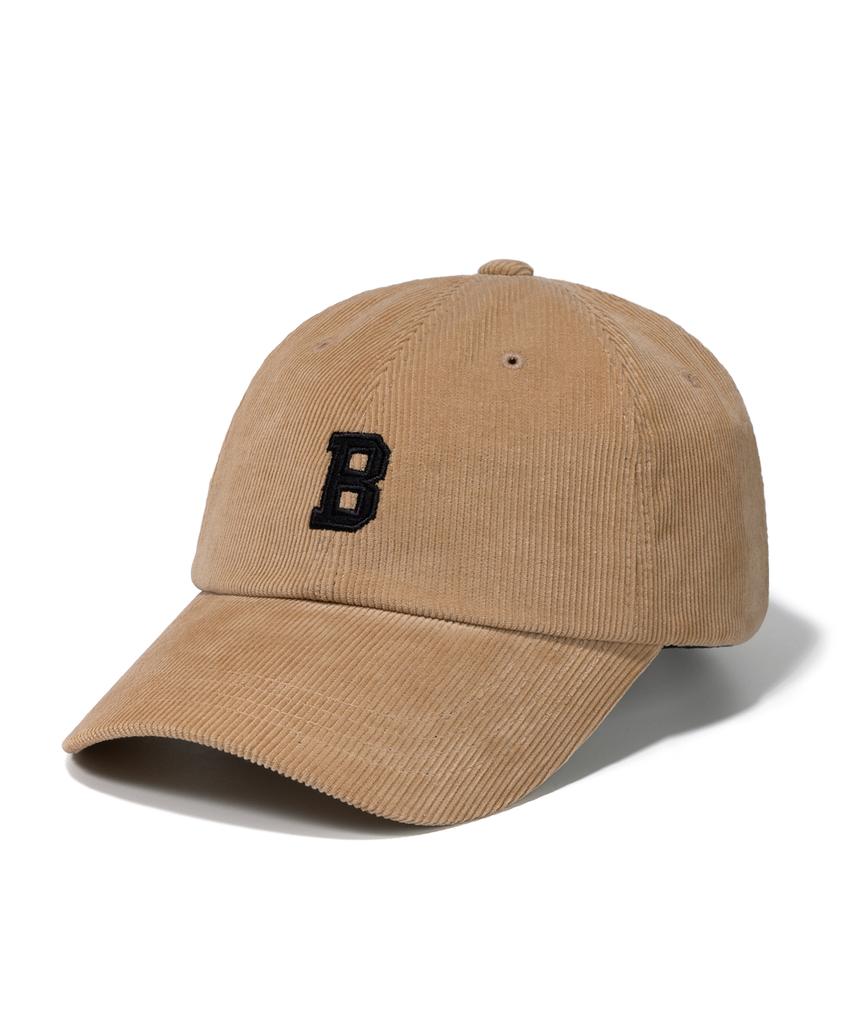 Diposwi Corduroy B Logo Curve Cap - Beige