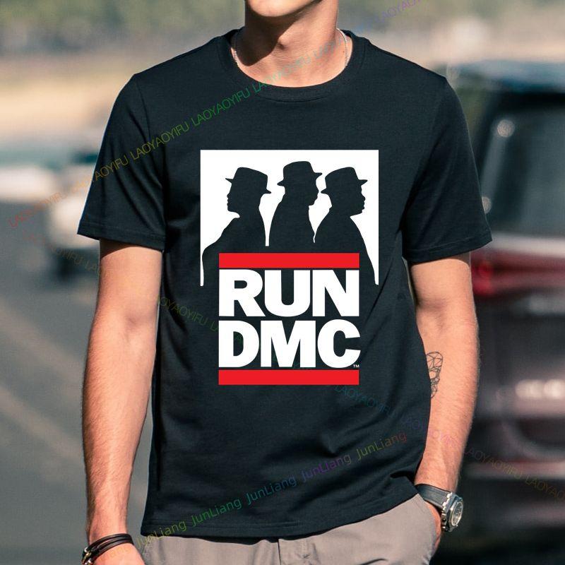RUN DMC Hip Hop Rock Shirt Fans gift unisex casual Fashion top Harajuku Y2K Street Top