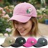 Retro Flowers Embroidery Baseball Cap Washed Cotton Adjustable Baseball Hats Sunscreen Hats For Man Women