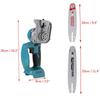21V Cordless Electric Chain Saw Wood 8inch / 10inch Mini Cutter One-Hand Saw Woodworking Tool