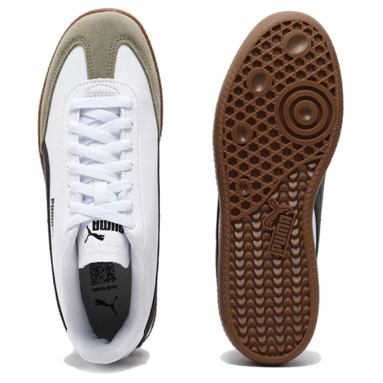 Puma 9-T Comfortable Fashion Low-Top Sneakers Unisex Sneakers White Black Brown 398174-04