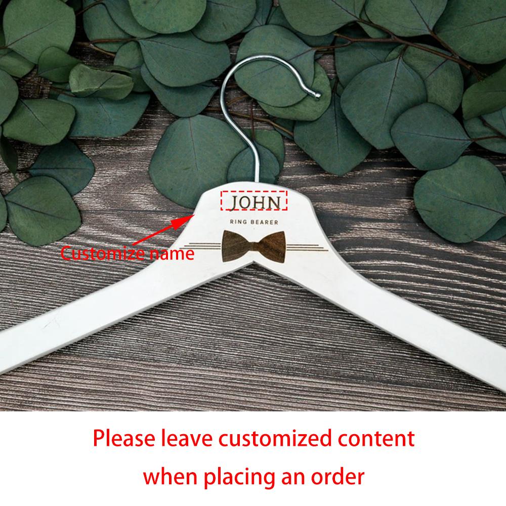 Vlastní svatební ramínko Ženich Svědek Nosič prstenů Smoking Ramínko Rozlučka se svobodou Dekorace Potřeby Svatební sprcha Dárek pro novomanžele
