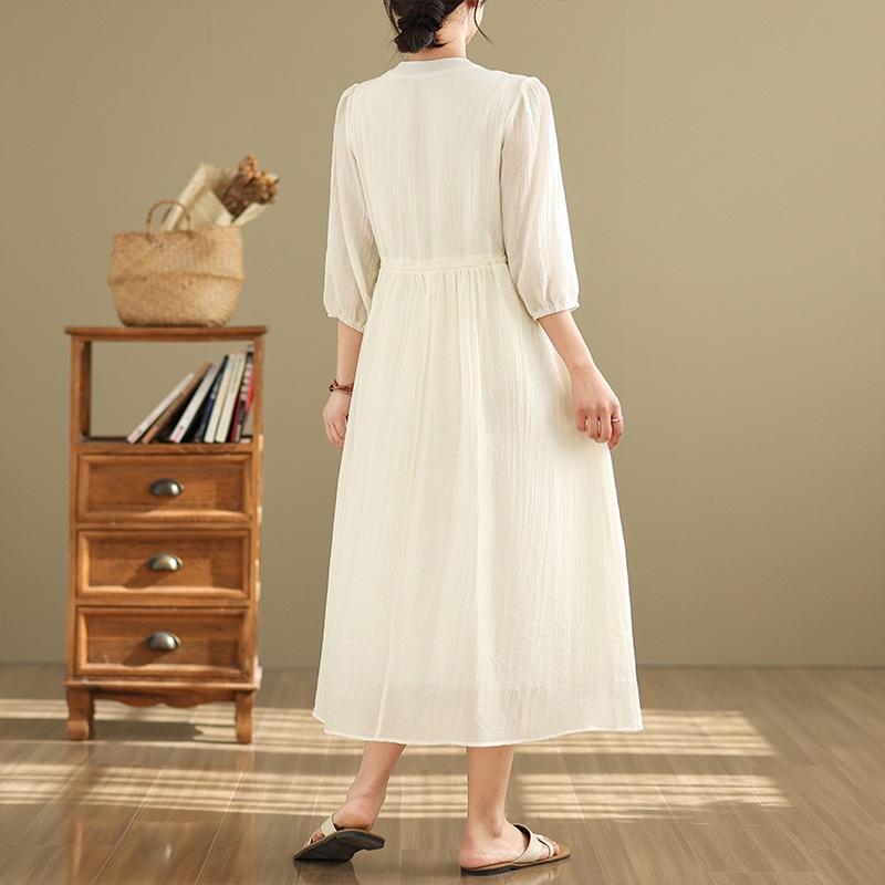 Dress spring and summer beach skirt women's Sanya seaside vacation photo super fairy high-end light skirt