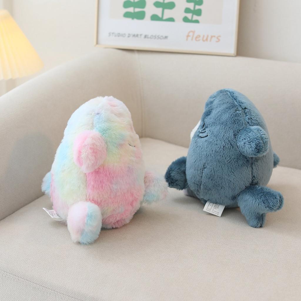 Creative Cartoon Shark Cat Plush Soft Stuffed Animal Doll For Baby Cute Peluche Kids Birthday Christmas Gift