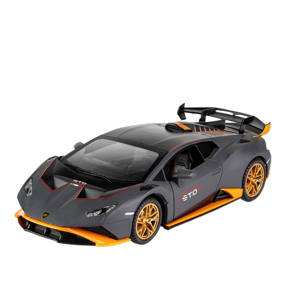 1/24 Lamborghini Huracan STO V10 Supercar Model Alloy Die Cast Vehicle Model Home Interior Collection Decorative Ornaments Gift
