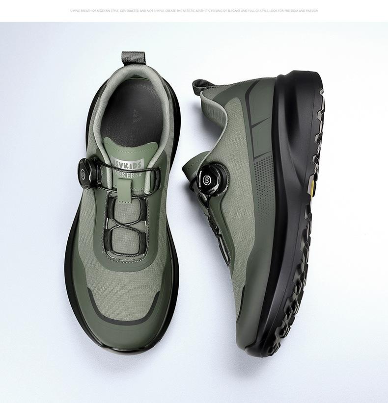 Trendige Laufschuhe Herren Original Drehverschluss Loafer Athletisch Wandern Joggen Sneaker Urban Outdoor Gehen Leichtes Reisen