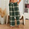 Herren Casual Pyjamahose mit Aufdruck für warme Loungewear zu Hause