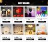 New LED Candle Room Lamp Rechargeable Touch Waterproof Reading Mood Light For Home Bedside Bar Desk Outdoor Mushroom Lamp