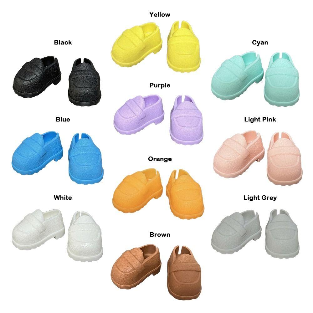 Multiple Styles Silicone Shoes Hand-made Cotton Doll Shoes  Miniature Fashion