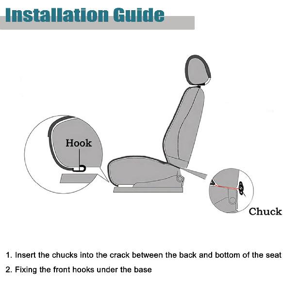 West Llama Linen Front Car Seat Cover Protector Anti-Slip Bottom Seat Cover Fits 95% Of Vehicles,Wrapping Around The Bottom,Diamond